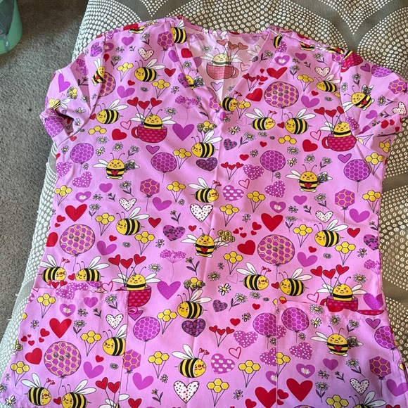 Colorful Patterned Scrub Tops - Picture 3 of 6